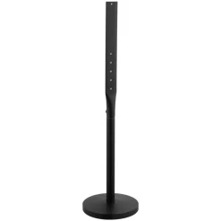 VEVOR Portable Sign Post, 2-Pack, 4 ft Tall, Metal Sign Stands with Heavy Duty Cast Iron Base, Multi-Hole Design for Easy Installation, Wind-Resistant, for Indoor and Outdoor Parking, Warning, Notice
