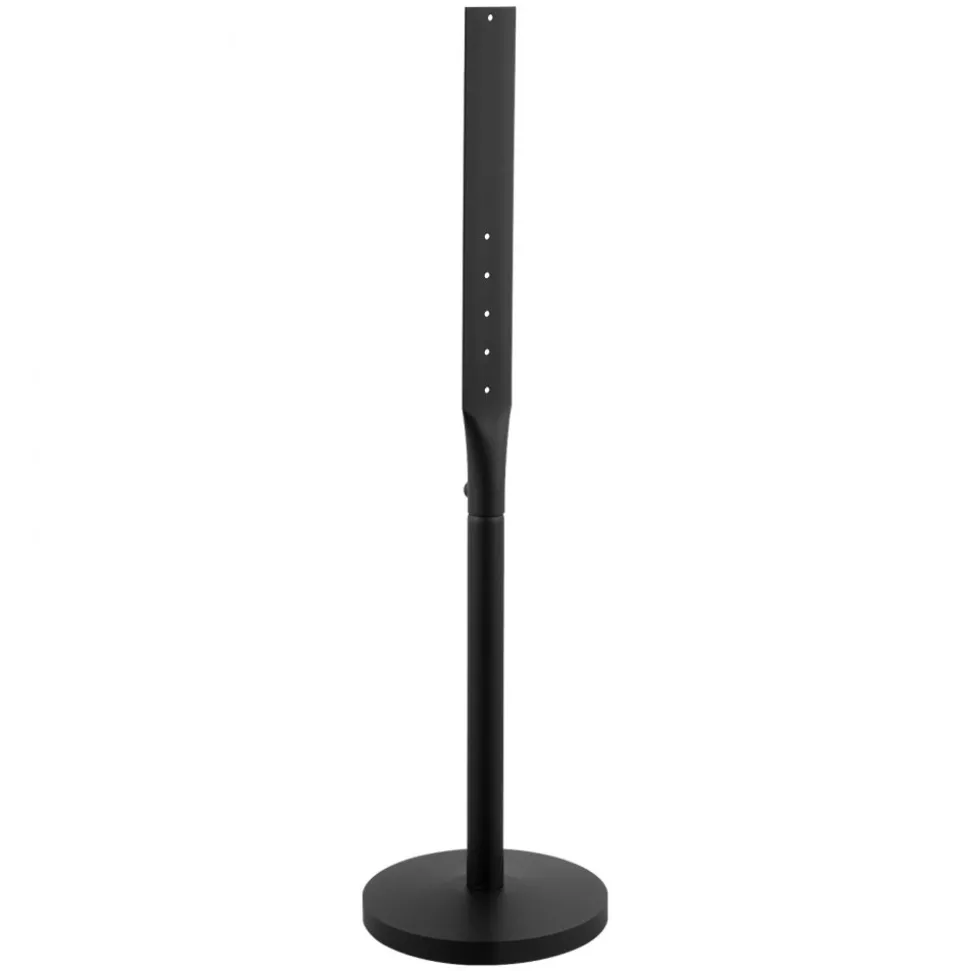 VEVOR Portable Sign Post, 2-Pack, 4 ft Tall, Metal Sign Stands with Heavy Duty Cast Iron Base, Multi-Hole Design for Easy Installation, Wind-Resistant, for Indoor and Outdoor Parking, Warning, Notice
