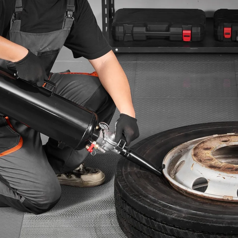 VEVOR Portable Tire Bead Seater, 2.1 Gal / 8 L Air Bead Blaster, Handheld Tire Inflator Tool, 87-116 PSI Operating Pressure, Trigger Seating Inflator for Car, Compact SUV, Light Truck, E-Bike, RV, ATV