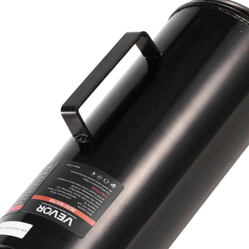VEVOR Portable Tire Bead Seater, 2.1 Gal / 8 L Air Bead Blaster, Handheld Tire Inflator Tool, 87-116 PSI Operating Pressure, Trigger Seating Inflator for Car, Compact SUV, Light Truck, E-Bike, RV, ATV