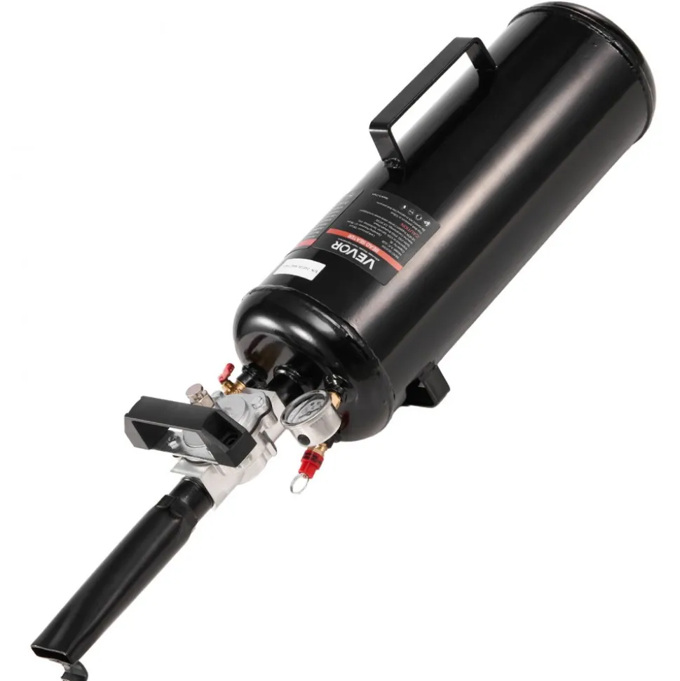 VEVOR Portable Tire Bead Seater, 2.1 Gal / 8 L Air Bead Blaster, Handheld Tire Inflator Tool, 87-116 PSI Operating Pressure, Trigger Seating Inflator for Car, Compact SUV, Light Truck, E-Bike, RV, ATV