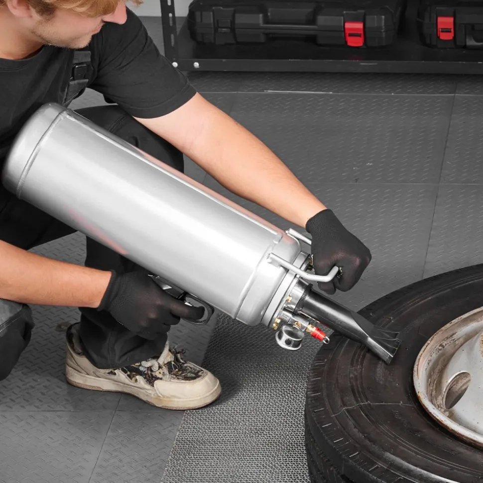VEVOR Portable Tire Bead Seater, 2.6 Gal/10 L Air Bead Blaster, Handheld Tire Inflator Tool, 87-116 PSI Operating Pressure, Trigger Seating Inflator for Car, Compact SUV, Light Truck, E-Bike, RV, ATV