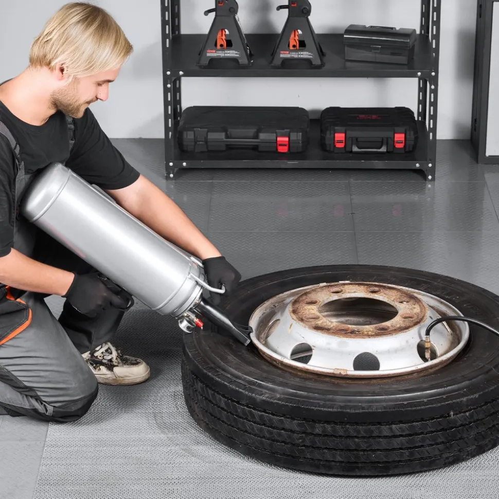 VEVOR Portable Tire Bead Seater, 2.6 Gal/10 L Air Bead Blaster, Handheld Tire Inflator Tool, 87-116 PSI Operating Pressure, Trigger Seating Inflator for Car, Compact SUV, Light Truck, E-Bike, RV, ATV