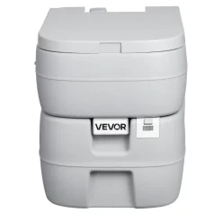 VEVOR Portable Toilet, 7.9 Gallon Detachable Waste Tank, 200 Flushes, Camping Toilet for Adults, Outdoor Travel Potty with Level Indicator, Suitable for RV Travel, Camping, Hiking, Boating and Trips