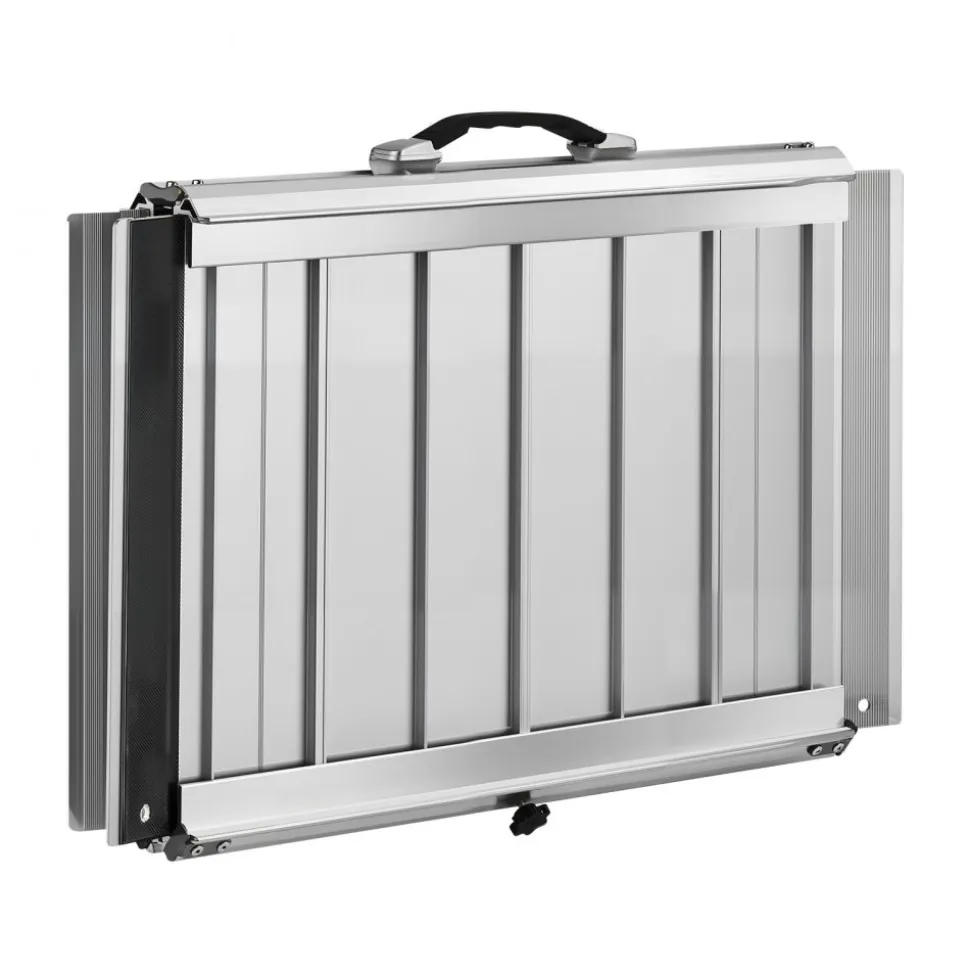 VEVOR Portable Wheelchair Ramp, 2FT, Non-Slip Aluminum Folding Handicap Ramp for Wheelchair, 800 lbs Capacity, Door Threshold Ramps for Home Steps, Stairs, Entry, Threshold, Doorways, Scooter, Curbs