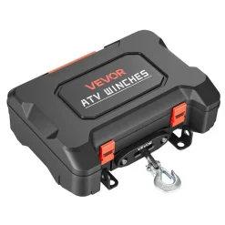 VEVOR Portable Winch, 3500 lbs 12V DC Electric Winch with Synthetic Rope, Wireless & Wired Remotes, Box-Style Recovery Kit with Fairlead, Clevis Hook, Strap for ATV UTV Off-Road Outdoor Pulling Tasks