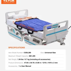 VEVOR Positioning Bed Pad with 8 Reinforced Handles, 48
