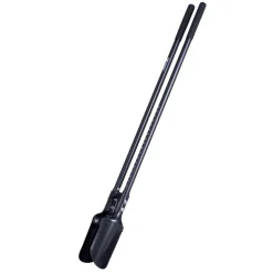 VEVOR Post Hole Digger, Heavy Duty Post Hole Digger with Carbon Steel Handle, Manual Hole Digger with Scale Markings and Metal Blade, Post Hole Digger Tool for Digging Gardening Outdoors, 57.5-Inch