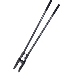VEVOR Post Hole Digger, Heavy Duty Post Hole Digger with Carbon Steel Handle, Manual Hole Digger with Scale Markings and Metal Blade, Post Hole Digger Tool for Digging Gardening Outdoors, 57.5-Inch