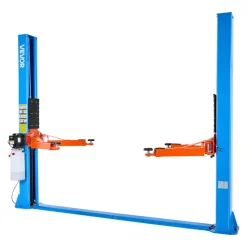VEVOR 2 Post Lift, 9000 lbs Capacity, 220V 2.95 HP Powerful Motor, Two Post Car Lift Auto Hoist for Sedan SUV Pickup, Automotive Hoist 74.8 Inch Height for Home Garage, Repair Shop, Workshop, Blue