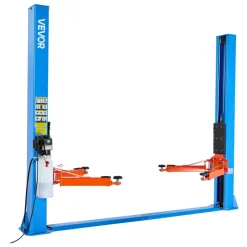 VEVOR 2 Post Lift, 9000 lbs Capacity, 220V 2.95 HP Powerful Motor, Two Post Car Lift Auto Hoist for Sedan SUV Pickup, Automotive Hoist 74.8 Inch Height for Home Garage, Repair Shop, Workshop, Blue
