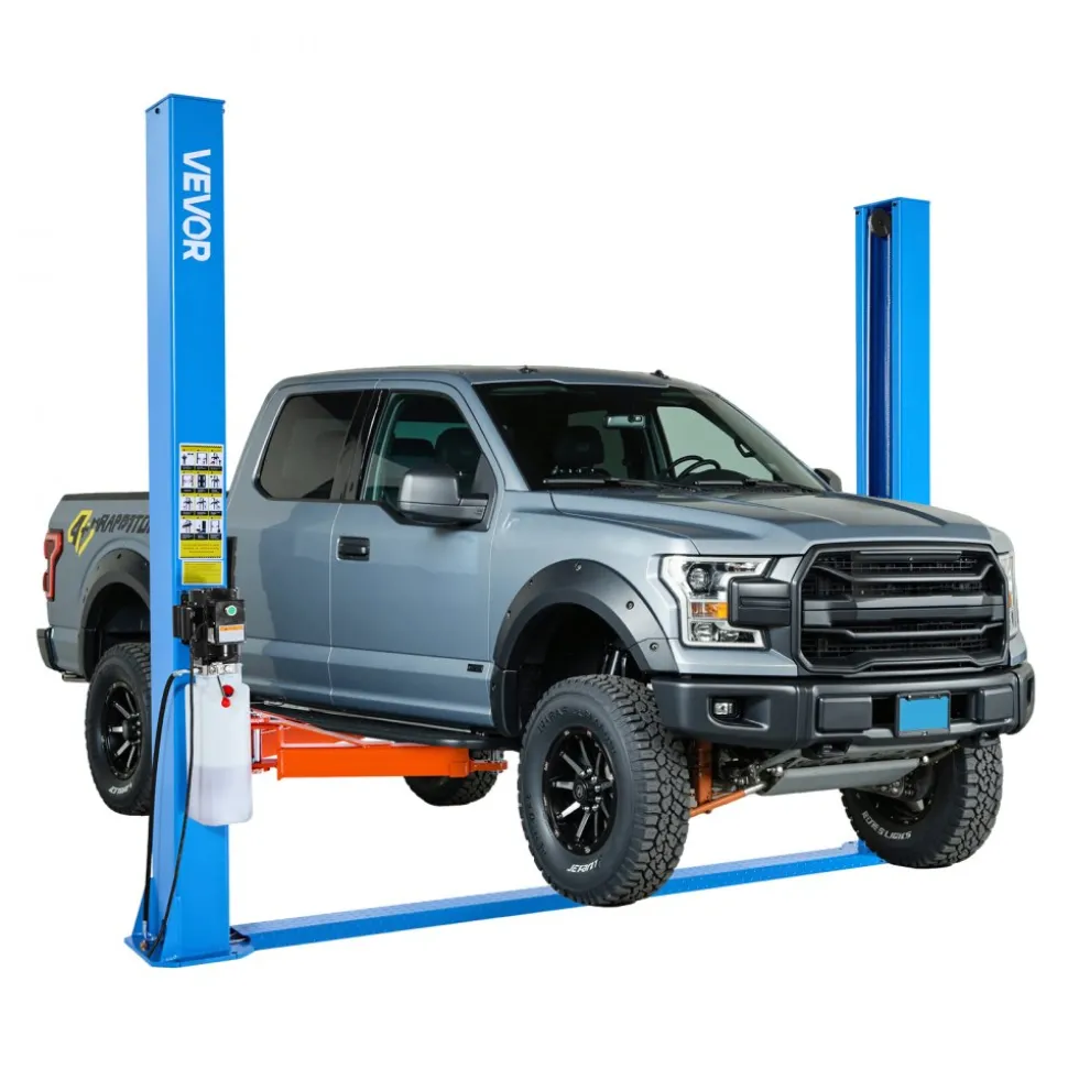 VEVOR 2 Post Lift, 9000 lbs Capacity, 220V 2.95 HP Powerful Motor, Two Post Car Lift Auto Hoist for Sedan SUV Pickup, Automotive Hoist 74.8 Inch Height for Home Garage, Repair Shop, Workshop, Blue