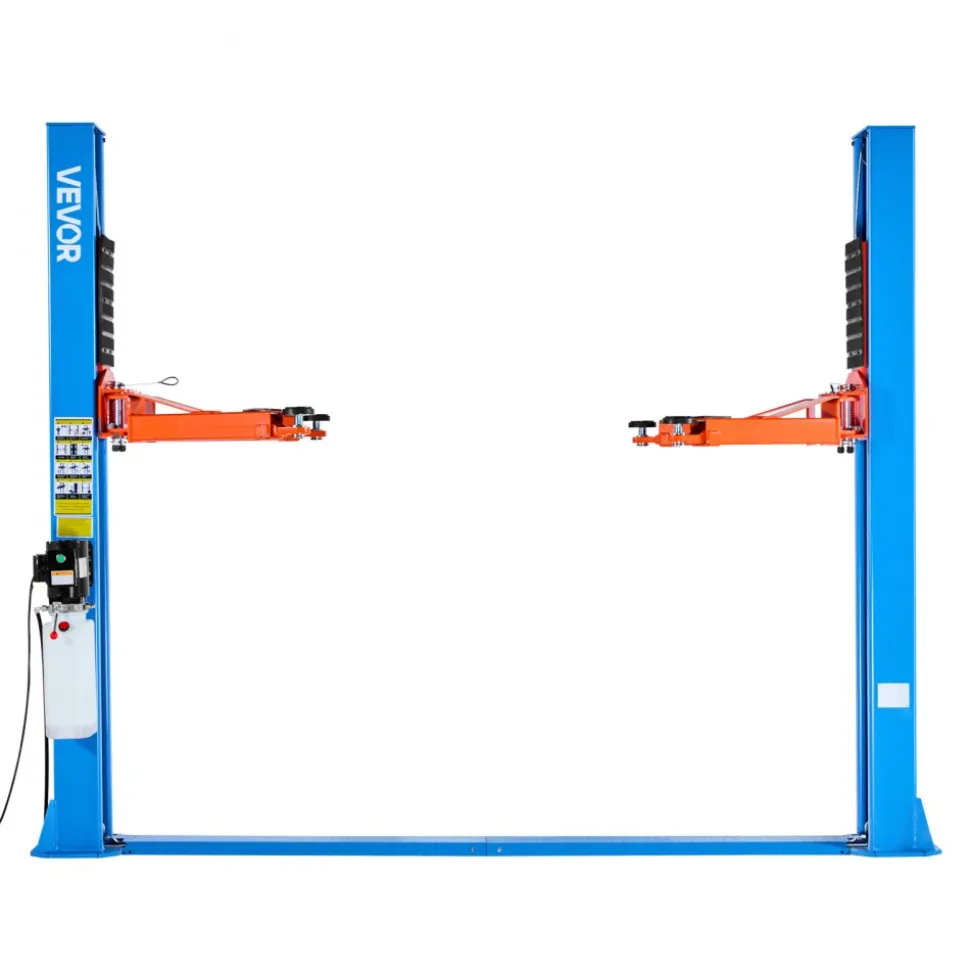VEVOR 2 Post Lift, 9000 lbs Capacity, 220V 2.95 HP Powerful Motor, Two Post Car Lift Auto Hoist for Sedan SUV Pickup, Automotive Hoist 74.8 Inch Height for Home Garage, Repair Shop, Workshop, Blue