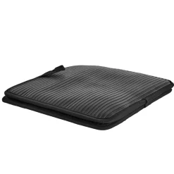 VEVOR Pot Holders, Heat Resistant to 500°F with Ribbed Soft Anti-Slip Silicone Strips, 100% Cotton 9.06 x 8.98 inch Hot Pads with 2 No-Marks Hooks, Washable Pot Trivets for Kitchen & Barbeque, 2 Pack