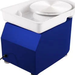 VEVOR Pottery Wheel 28cm Pottery Forming Machine with Detachable Basin Foot Pedal Control 350W Art Craft DIY Clay Tool for Art Craft Work and Home DIY Blue, 18 Piece