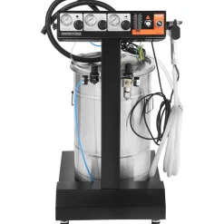 VEVOR Powder Coating System, 50 W 100KV Electrostatic Output Powder Coating Kit with 50L Powder Hopper, 450g Per Minute Powder Coating Machine with Spray Gun and Trolley Base, for Indoor and Outdoor