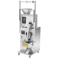 VEVOR Powder Filling and Sealing Machine, 1-99.9g(0.002-0.22lbs) Automatic Particle Granule Packaging Machine, Stainless Steel, Weighing Filling Sealing, for Coffee Beans, Grains, Tea, Spices, Silver