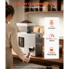 VEVOR Powder Filling Machine, 1-99.9g (0.002-0.22lbs) Automatic Particle Dispenser, High Accuracy, Stainless Steel, Intelligent Weighing Dispensing Filler for Coffee Beans, Grains, Tea, Spices, Silver
