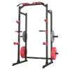 VEVOR Power Cage Power Rack, Multifunctional Barbell Squat Rack with Adjustable Height, Home Gym Strength Training Workout Equipment with J-Hooks & More Fitness Attachment for Bench Press Pull-Up Dips