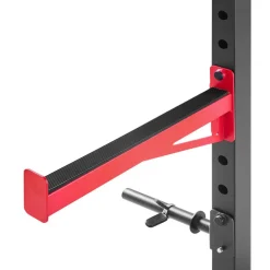 VEVOR Power Cage Rack, Multifunctional Squat Rack for Home Gym, Width-Adjustable Workout Strength Training Equipment with 6 Band Pegs, Landmine Attachment & Safety Bars for Bench Press Squats Pull-Up