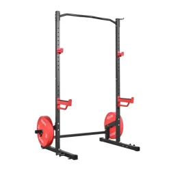 VEVOR Power Cage Squat Rack, Multifunctional Power Rack Home Gym, 1000LBS Strength Training Workout Equipment with 4 Band Pegs, Adjustable J-Hooks & Safety Bars for Barbell Squat Bench Press Pull-Up