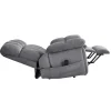 VEVOR Power Lift Recliner Chair, Lift Chair with Heat and Massage for Elderly, Dual Motor Recliner Chair with 2 Cup holders and USB Port, Infinite Position Adjustment Electric Recliner (Large, Brown)