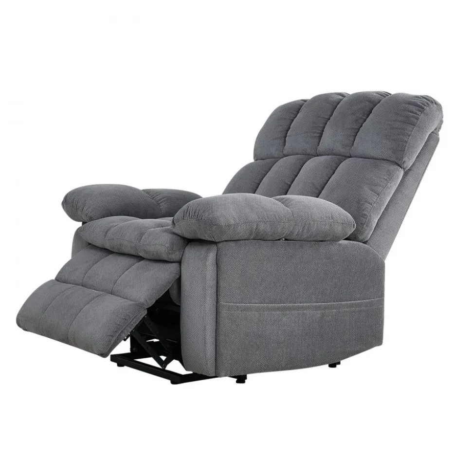 VEVOR Power Lift Recliner Chair, Lift Chair with Heat and Massage for Elderly, Dual Motor Recliner Chair with 2 Cup holders and USB Port, Infinite Position Adjustment Electric Recliner (Large, Brown)