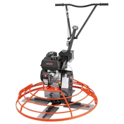 VEVOR Power Trowel, 34.8 inch Trowel Diameter Concrete Finishing Machine, 5.5HP Engine, 4 Blades, Adjustable Pitch, Gas-Powered Walk-Behind Cement Surface Finisher for Smooth Floors, Construction