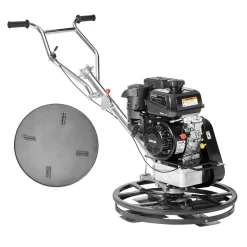 VEVOR Power Trowel, 46” Walk-Behind Cement Trowel with Float Pan, 14HP Gas-Powered Smooth Concrete Surface Finisher, Heavy Duty Commercial Screed Concrete Cement with Finishing Blade, Orange
