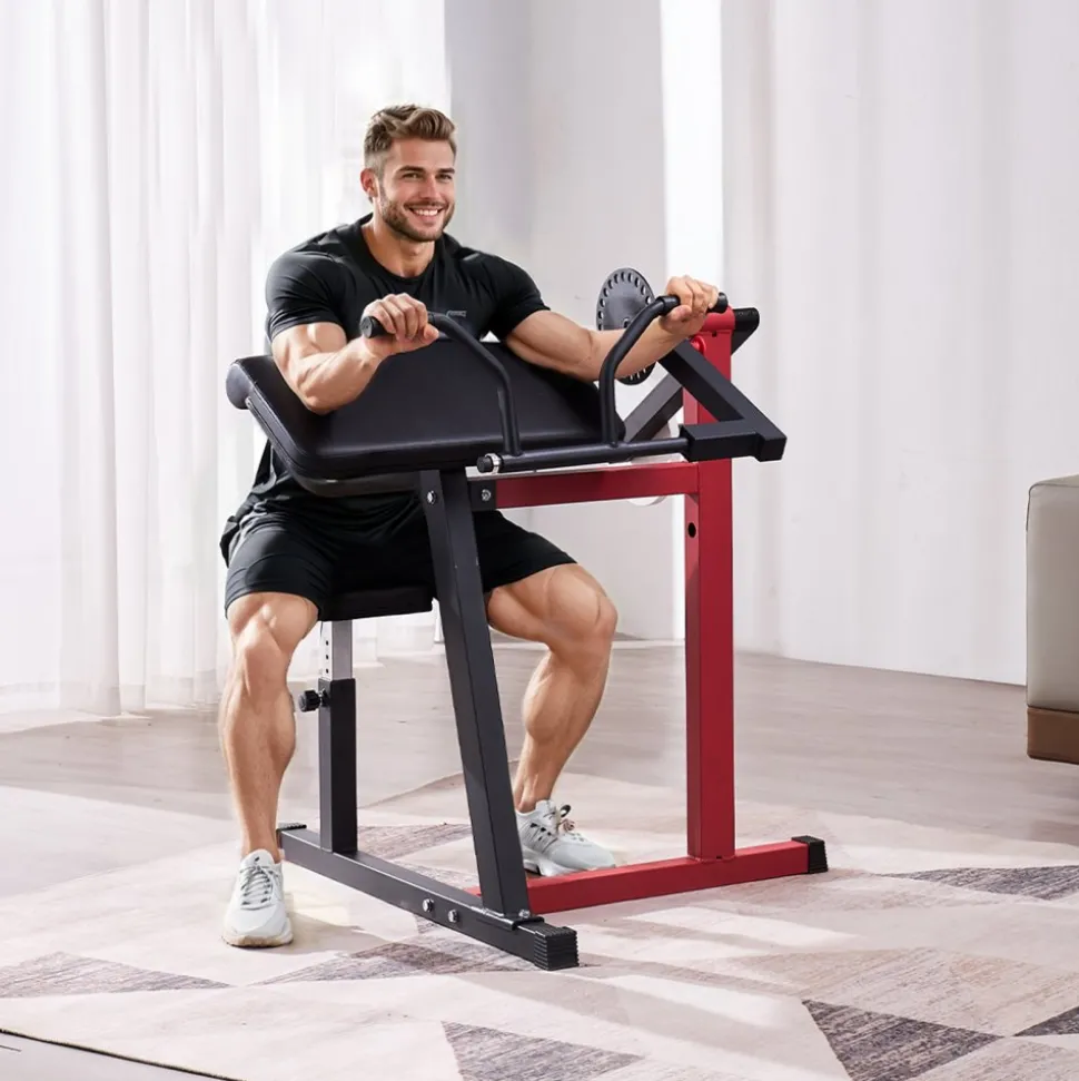 VEVOR Preacher Curl Machine, 2 in 1 Bicep Curl Machine and Triceps Extension Machine, Seated Arm Isolated Bicep Station, Strength Training Workout Weight Bench, Exercise Equipment for Home Gym
