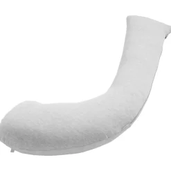 VEVOR Pregnancy Pillows for Side Sleeping, L-Shaped Maternity Pillow for Pregnant Women, Soft & Breathable Pregnancy Body Pillow with Washable Jersey Cover for Head Neck Belly Leg Support, Light Gray