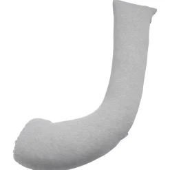 VEVOR Pregnancy Pillows for Side Sleeping, L-Shaped Maternity Pillow for Pregnant Women, Soft & Breathable Pregnancy Body Pillow with Washable Jersey Cover for Head Neck Belly Leg Support, Light Gray