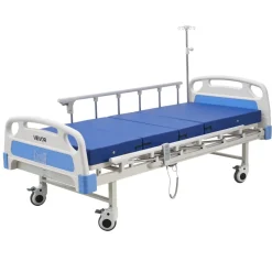 VEVOR Premium 3 Function Full Electric Hospital Bed, ICU Electric Medical Bed with Backrest, Legrest & Height Adjustment, 5