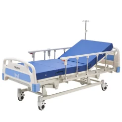 VEVOR Premium 3 Function Full Electric Hospital Bed, ICU Electric Medical Bed with Backrest, Legrest & Height Adjustment, 5
