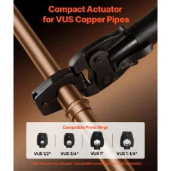 VEVOR Press Actuator for 24KN Compact Series Press Tools, Works with 1/2