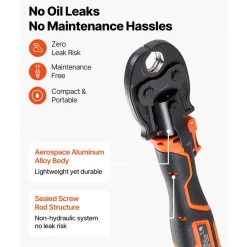 VEVOR Press Tool Kit, 18V Electric Pipe Crimping Tool for 1/2