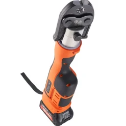 VEVOR Press Tool, 18V Electric Crimping Tool for 1/2", 3/4", 1", 1-1/4", 1-1/2", 2" Copper Pipes, 32KN Press Tool Compatible with ProPress - with 6 VUS Jaws, 2PCS 4AH Batteries, Charger & Toolbox