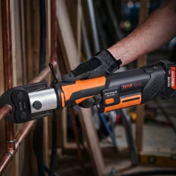 VEVOR Press Tool, 18V Electric Pipe Crimping Tool for 1/2”, 3/4”, 1”, 1 1/4