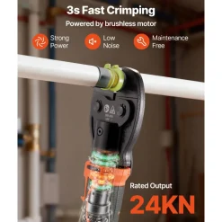 VEVOR Press Tool, 18V Electric Pipe Crimping Tool for 1/2