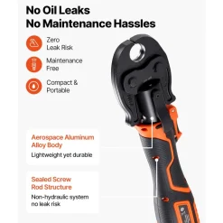 VEVOR Press Tool, 18V Electric Pipe Crimping Tool for 1/2