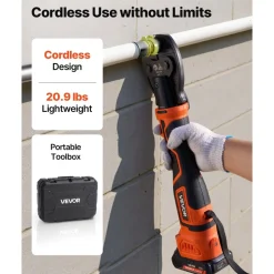 VEVOR Press Tool, 18V Electric Pipe Crimping Tool for 1/2