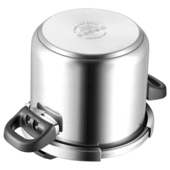VEVOR Pressure Cooker, 8Qt Pressure Cooker Stainless Steel, Pressures Canner with Steaming Rack, Tempered Glass Lid, Three Pressures Settings for Meat, Beans, Rice, Soup, Sauces, Cook up to 100 kPa