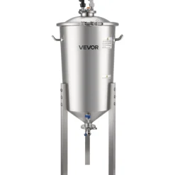 VEVOR Pressure Fermenter 15 PSI, 8 Gal/30L All-in-One Stainless Steel Conical Secondary Fermentation Bucket, for Wine, Beer Brewing Equipment