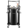 VEVOR Pressure Pot tank, 7.9 Gal/30 L Heavy Duty Steel Air Tool Pressure Pot, Pressures Pots with Three Quick-Connect Couplers for Home Use, DIY, Art Creations, Large-Diameter Tank