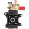 VEVOR Pressure Washer Pump, 1" Shaft Horizontal Triplex Plunger, 4000 PSI, 4.0GPM, Replacement Power Washer Pumps Kit with 5 Nozzles, Compatible with Simpson MorFlex 40224, 40225, 40226, Santoprene