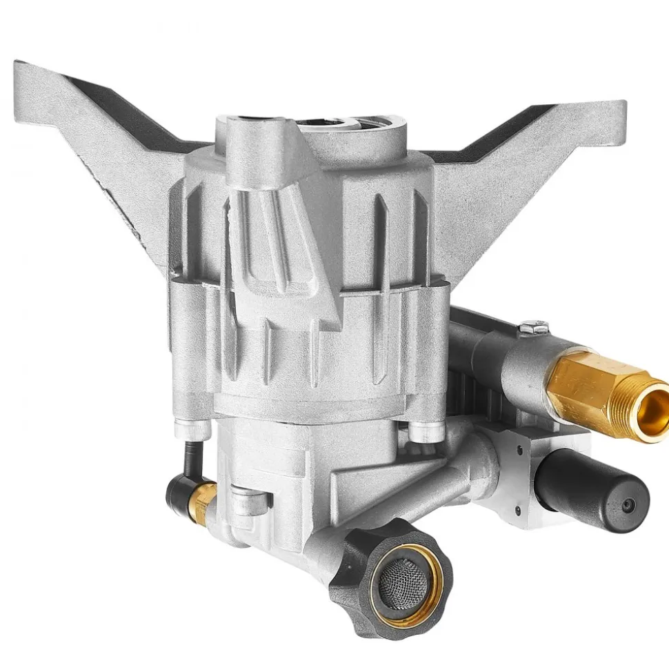 VEVOR Pressure Washer Pump, 7/8" Shaft Vertical, 2400 PSI, 2.5 GPM, Replacement Power Washer Pumps Kit with Hardware and Siphon Tube, Compatible with RYOBI, Honda, PowerStroke, Briggs and Stratton