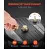 VEVOR 15" Pressure Washer Surface Cleaner, 4000 Max PSI, 1/4 Quick Connector, 2 Spray Nozzles, 2 Extended Wands for Driveway, Sidewalk, Patio, Deck