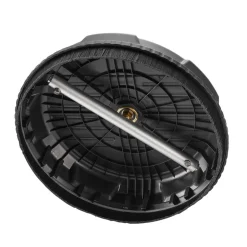 VEVOR 15" Pressure Washer Surface Cleaner, Plastic Pressure Washer Attachment, 4000 Max PSI, 1/4" Quick Connector, 2 Spray Nozzles, Ideal for Driveways, Sidewalks, Patios, Decks, Black