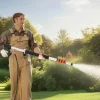 VEVOR Pressure Washer Telescoping Wand, 24 ft, 4000 psi, Telescopic Spray Wand with Power Washer Extension Wands, Gutter Cleaner, Brush Head, Pivoting Coupler, 7 Spray Nozzles and Support Harness