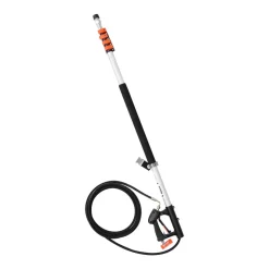 VEVOR Pressure Washer Telescoping Wand, 24 ft, 4000 psi, Telescopic Spray Wand with Power Washer Extension Wands, Gutter Cleaner, Brush Head, Pivoting Coupler, 7 Spray Nozzles and Support Harness